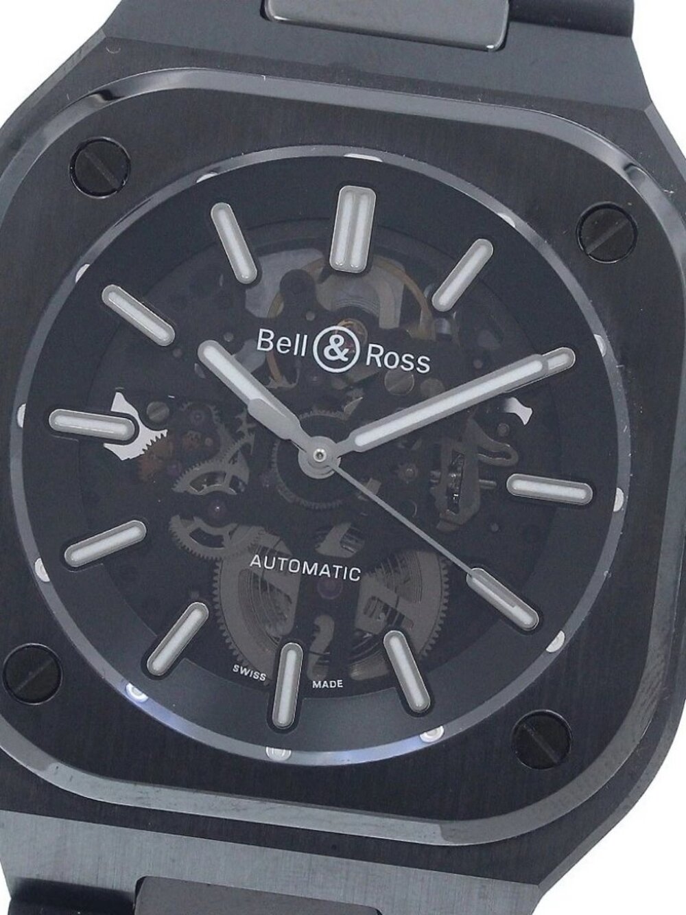 Bell＆Ross Skeleton Black Ceramic BR05A-BL-SK-CE/SRB Automatic Men's_949201